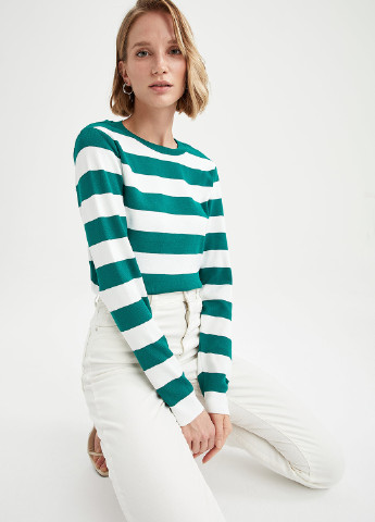 Зелений демісезонний джемпер джемпер DeFacto