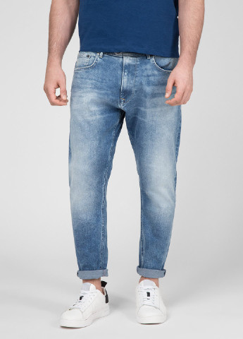 Темно-голубые демисезонные джинсы Pepe Jeans
