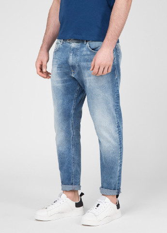 Темно-голубые демисезонные джинсы Pepe Jeans