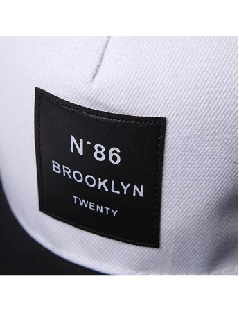 Кепка снепбек Brooklyn 86 с прямым козырьком, Унисекс Белый NoName cнепбек (250396324)