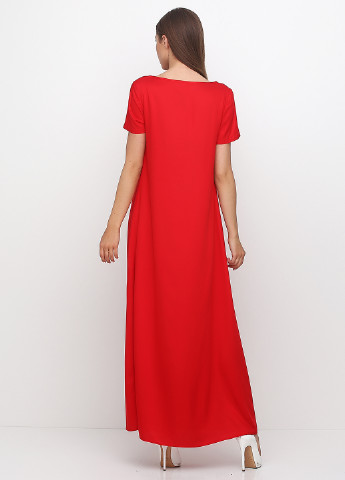 Красное кэжуал платье Jhiva