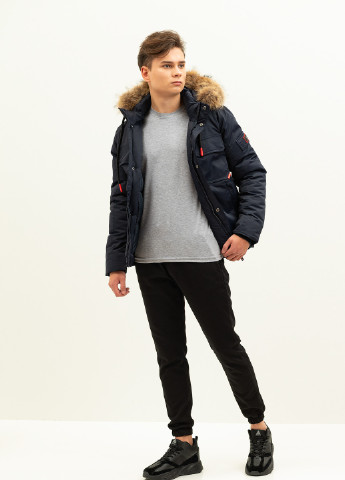 Темно-синяя зимняя куртка Remain