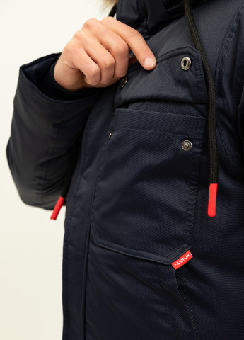 Темно-синяя зимняя куртка Remain