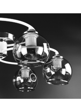 Люстра потолочная на 6 лампочек 7060/6-wh-gr Белый 20х70х70 см. Sunnysky (253628054)