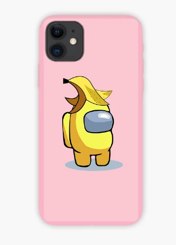 Чохол силіконовий Apple Iphone Xs Амонг Ас Жовтий (Among Us Yellow) (8938-2416) MobiPrint (219566126)