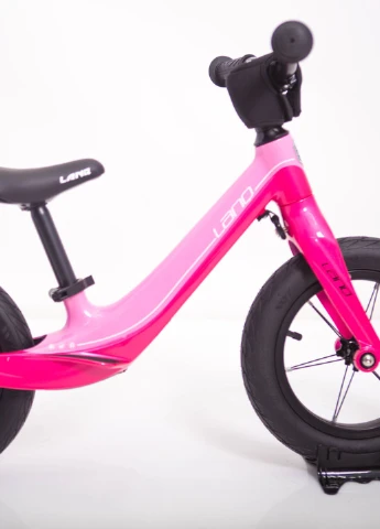 Итальянский Магниевый Беговел KIDS BALANCE BIKE WLN 1255 Розовый Hammer (251788287)