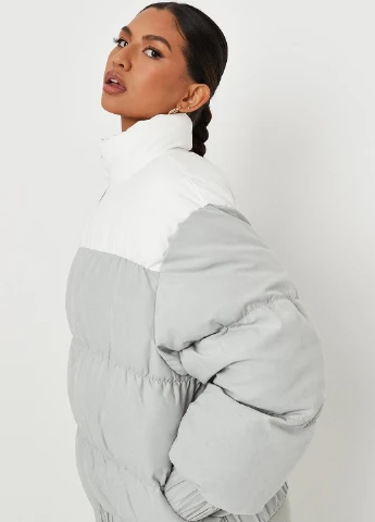 Сіра зимня куртка Missguided