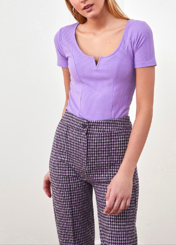 Лілова блуза AMORI