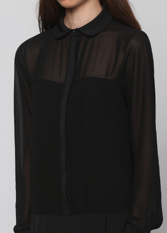 Черное кэжуал платье Kocca однотонное