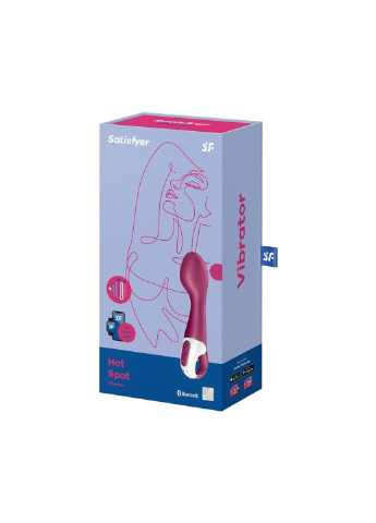 Смарт вібратор точки G Hot Spot з функцією підігріву Satisfyer (254734257)