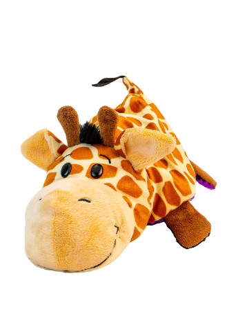 М'яка іграшка з паєтками 2 в 1 - - жираф-бегемот (30 cm) ZooPrяtki (170915625)
