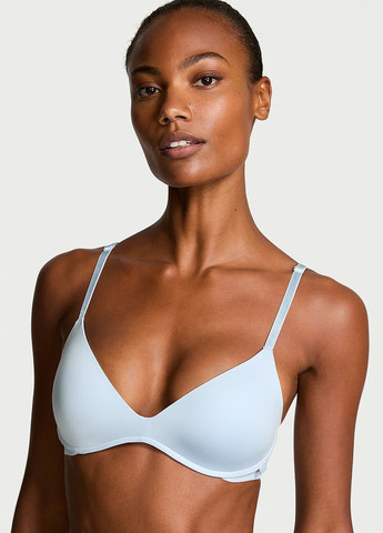 Голубой демисезонный комплект (бюстгальтер, трусики) Victoria's Secret
