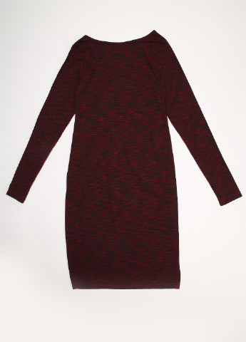 Бордовое кэжуал платье для беременных футляр H&M меланжевое