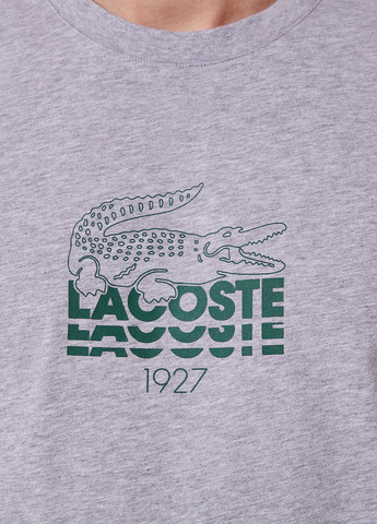 Світло-сіра футболка Lacoste