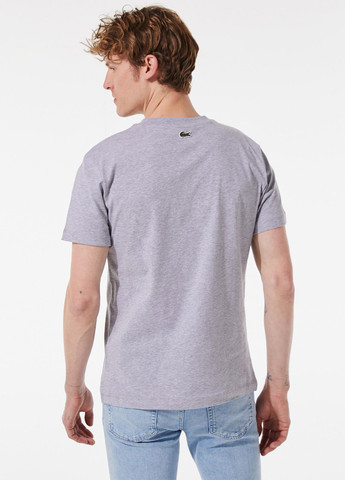 Світло-сіра футболка Lacoste