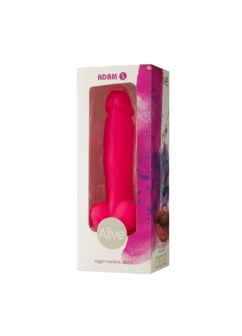 Фаллоимитатор Adam Pink S, двухслойный, силикон+ Silexpan, диаметр 3,5см Alive (254885472)