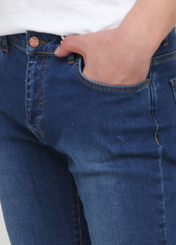 Синие демисезонные зауженные джинсы Brooklyn