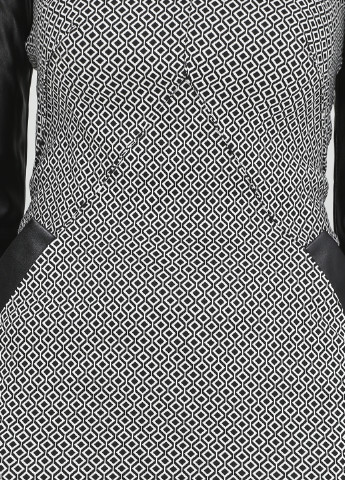 Комбинированное кэжуал платье PUBLIC&PRIVATE by Madame Cherie с геометрическим узором