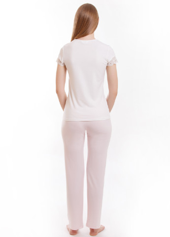 Світло-рожевий демісезонний комплект (футболка, штани) Kosta
