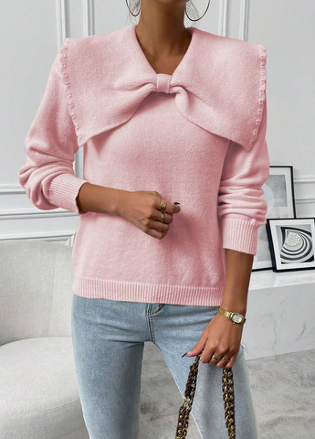 Рожевий демісезонний светр SHEIN