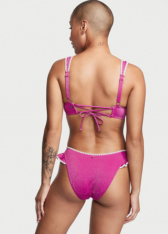 Фіолетовий літній купальник (ліф, трусики) роздільний Victoria's Secret
