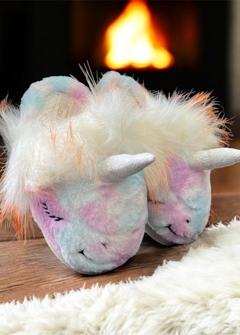 Темно-розовые тапочки Lion с ушками, с вышивкой, с аппликацией