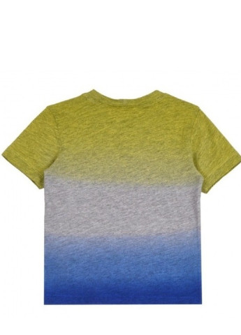 Сине-желтая летняя футболка United Colors of Benetton