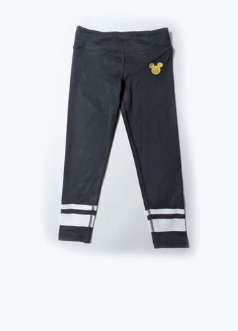 Черные демисезонные леггинсы H&M