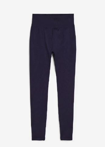 Темно-синие демисезонные леггинсы H&M