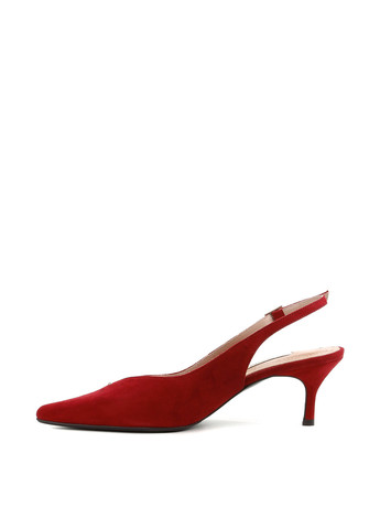 Le'BERDES Туфли слингбеки красный з натуральная замша, украина — лето (360795590)
