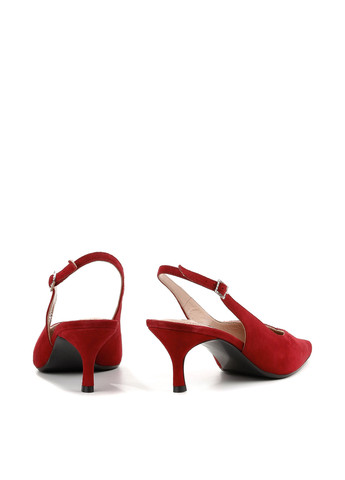 Le'BERDES Туфли слингбеки красный з натуральная замша, украина — лето (360795590)