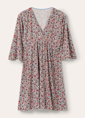 Комбинированное кэжуал платье в стиле ампир Boden с цветочным принтом