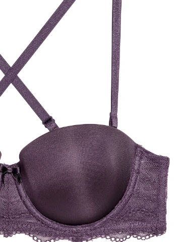 Сливовий балконет бюстгальтер H&M