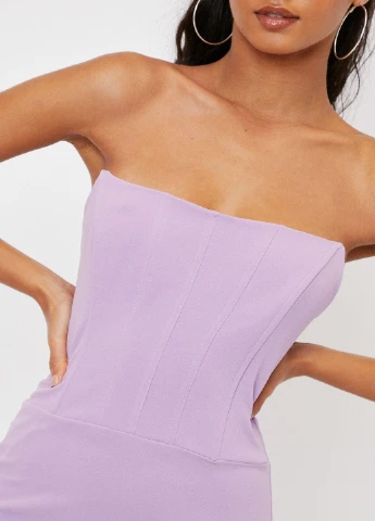 Лавандова кежуал плаття, сукня Nasty Gal однотонна