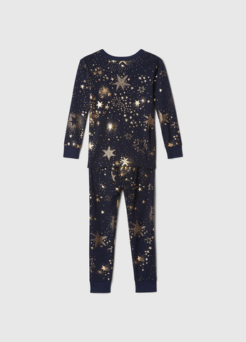 Синяя всесезон пижама (лонгслив, брюки) лонгслив + брюки Gap