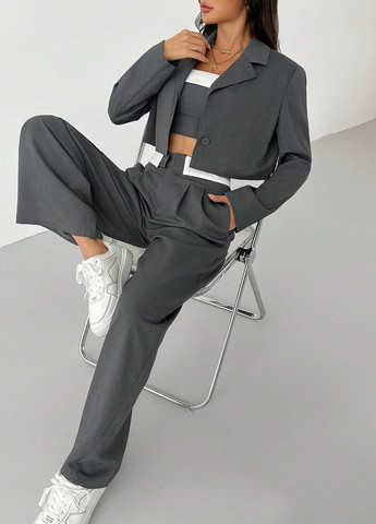 Костюм (жакет, топ, штани) SHEIN (334101499)