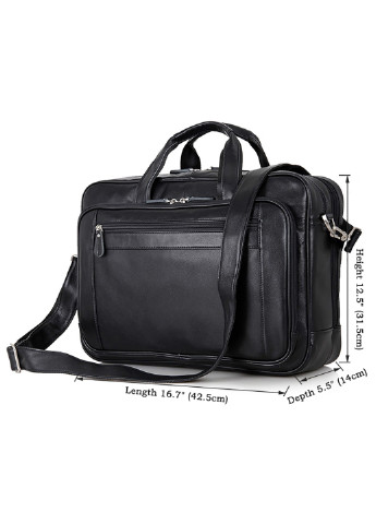 Чоловіча шкіряна сумка для ноутбука 42,5х31,5х14 см Vintage (229458905)