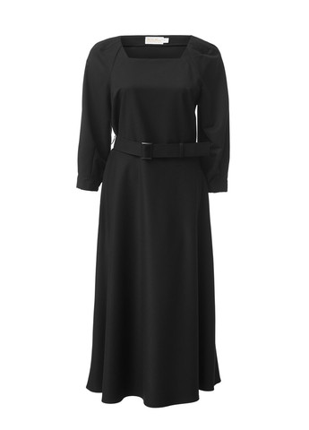 Черное кэжуал платье MiNiMax однотонное