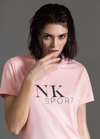 Пудровая всесезон футболка с коротким рукавом NKsport