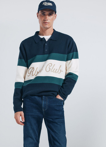 Темно-синие демисезонные зауженные джинсы Springfield