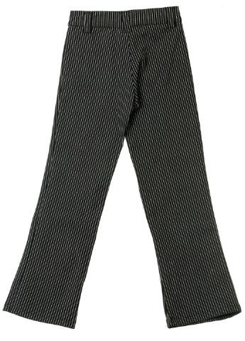 Черные классические демисезонные со средней талией брюки Vivien