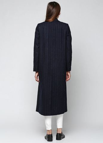 Темно-синє демісезонне Пальто двобортне H&M