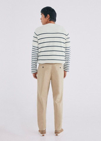 Коричневые кэжуал демисезонные чиносы брюки Springfield