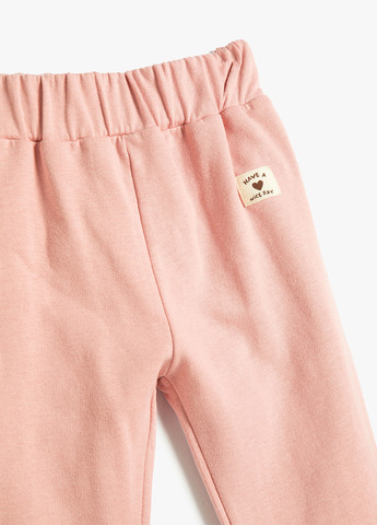 Розовые спортивные демисезонные джоггеры брюки KOTON