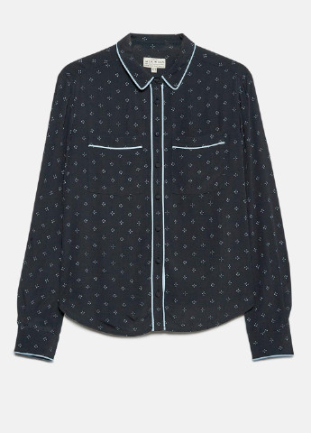 Темно-синяя кэжуал рубашка с геометрическим узором Jack Wills