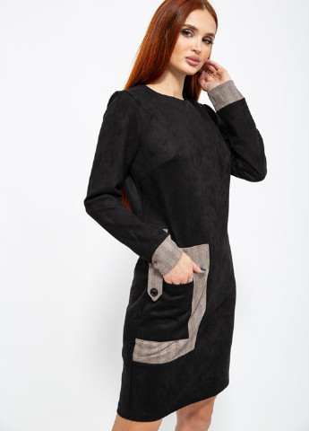 Черное деловое платье а-силуэт Ager однотонное