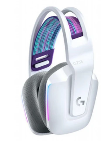Наушники (981-000883) Logitech G733 Lightspeed Wireless RGB Gaming Headset White (253546370)