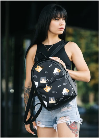Женский рюкзак Dali BQH 35х25х12 см Sambag (254595474)