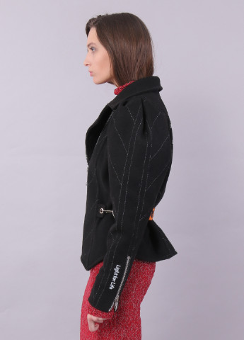 Чорна демісезонна куртка ROUSSIN by Sofia Rousinovich