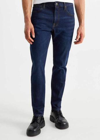 Темно-синие демисезонные слим джинсы C&A